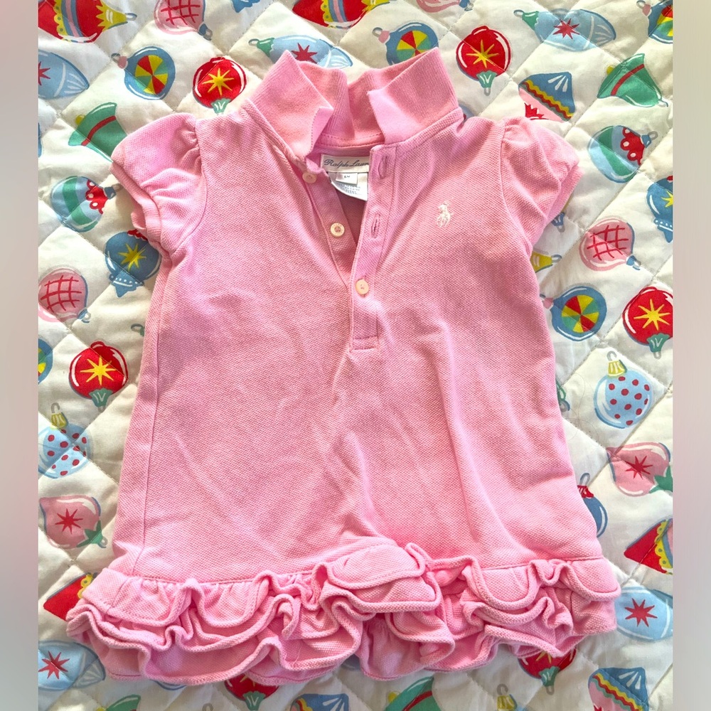 Ralph Lauren baby dress 6 months ruffle